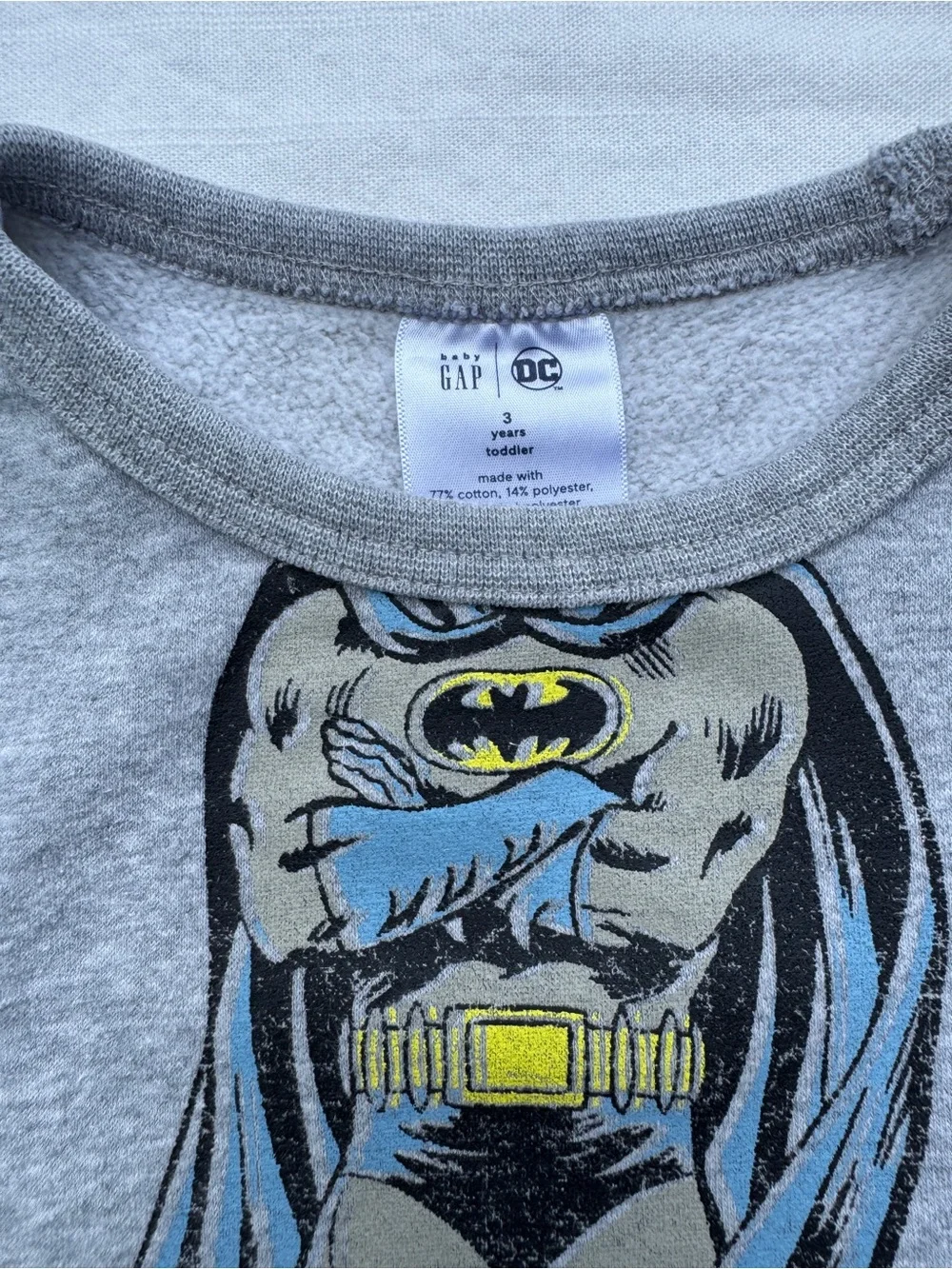 Baby GAP DC Sweatshirts Batman Superman 3T
